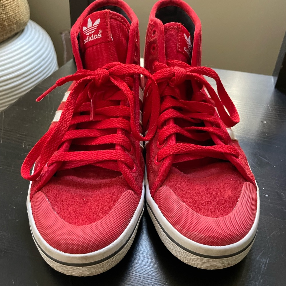 Adidas Red High Top